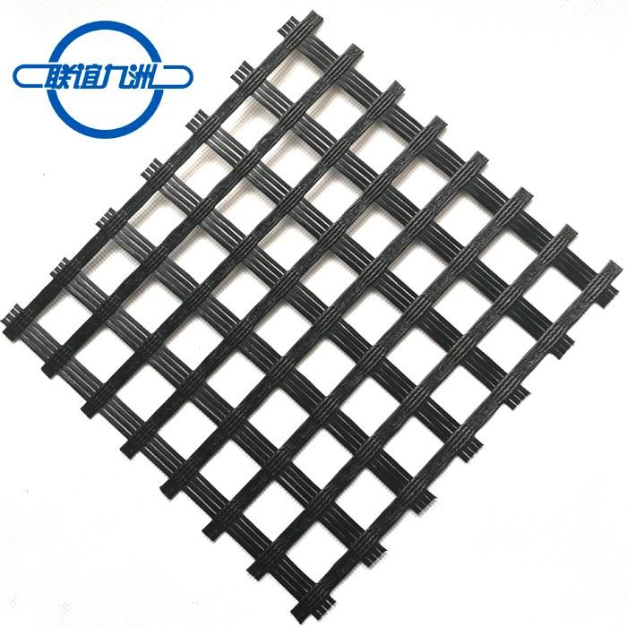 Road Construction Fiberglass Geogrid