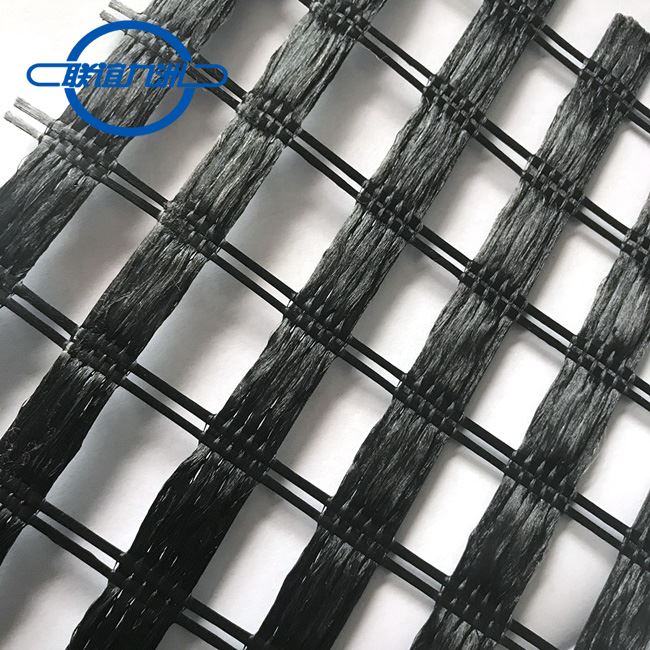 Warp Knitted Polyester Geogrid